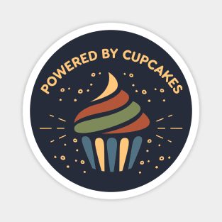 Powered By Cupcakes Magnet